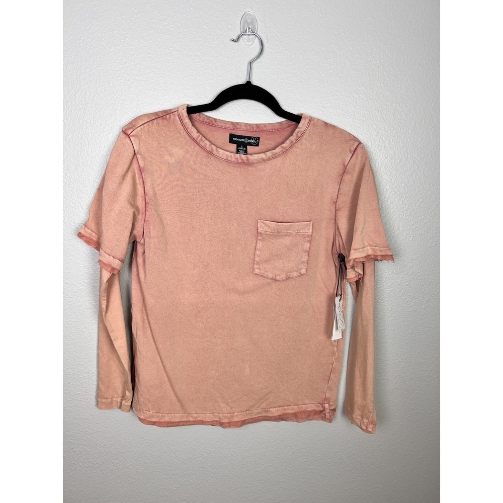 Treasure and Bond Nordstrom Pink Pullover Sweatshirt Girls L (10/12)